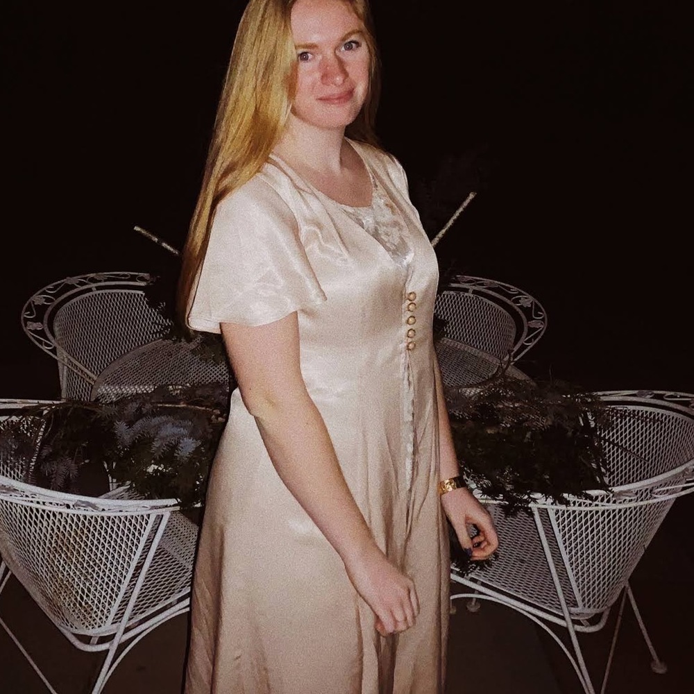 Vintage Betsy Lauren Maxi Dress